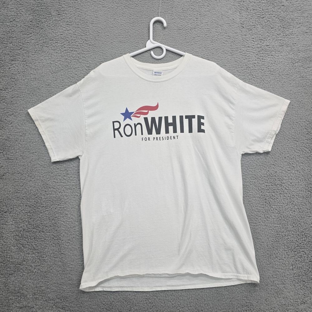 Ron White For President T Shirt Mens XL Gildan Comedy Comedian Campaign Graphic
